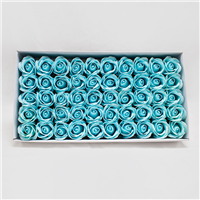 Rosa de sabão Pequena ( 50 Un. ) Azul Claro